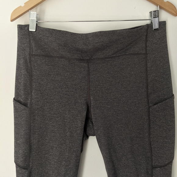 Lululemon Speed Up Crop 21" Heathered Black 12 - Picture 10 of 16